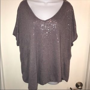 Sparkly Torrid asymmetrical top